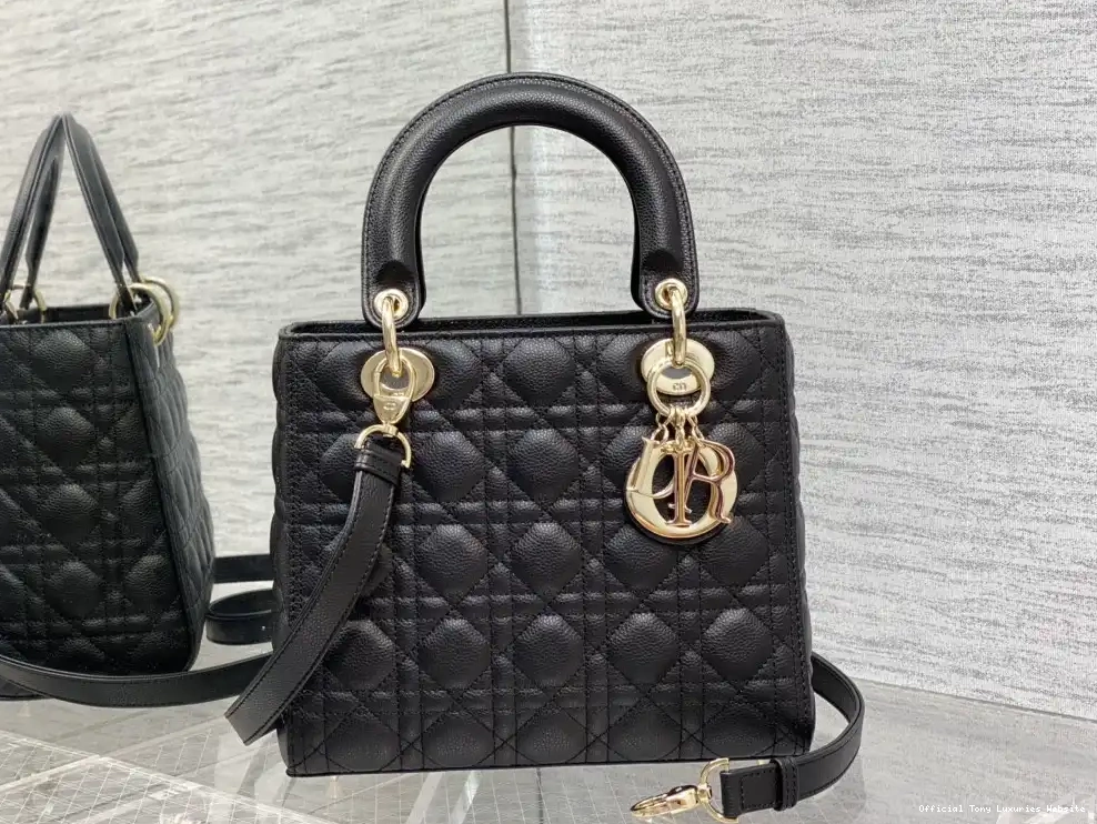 diro Lady large Calfskin-24cm Glod 0522